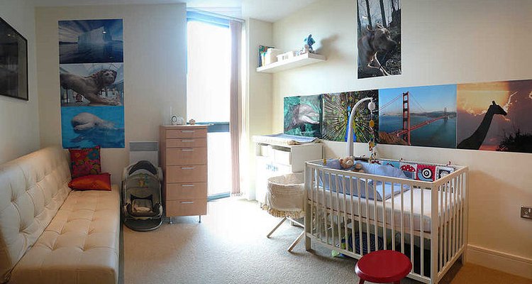 A baby nursery