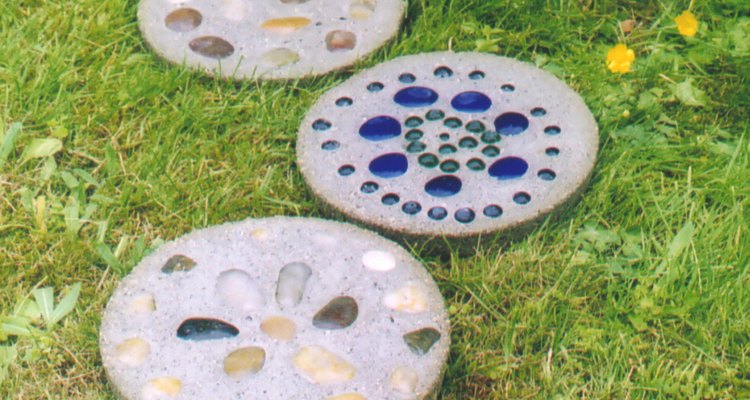 Fanciful stepping stones jazz up your garden.