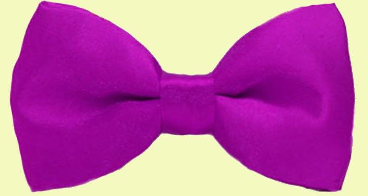 Big bow ties are easy to fix.