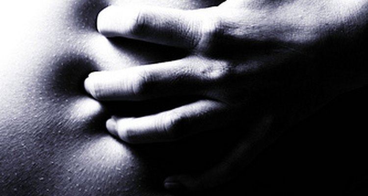 Abdominal pain is one symptom of a paraesophageal hiatal hernia.