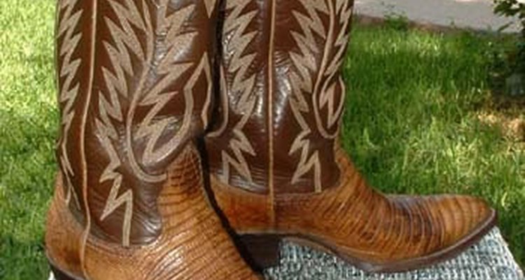 Lizard cowboy boots