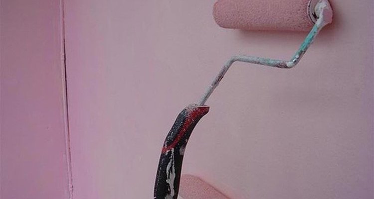 Painting a pink wall