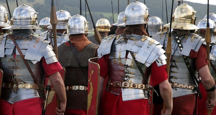 Children can learn about Roman history by making crafts.