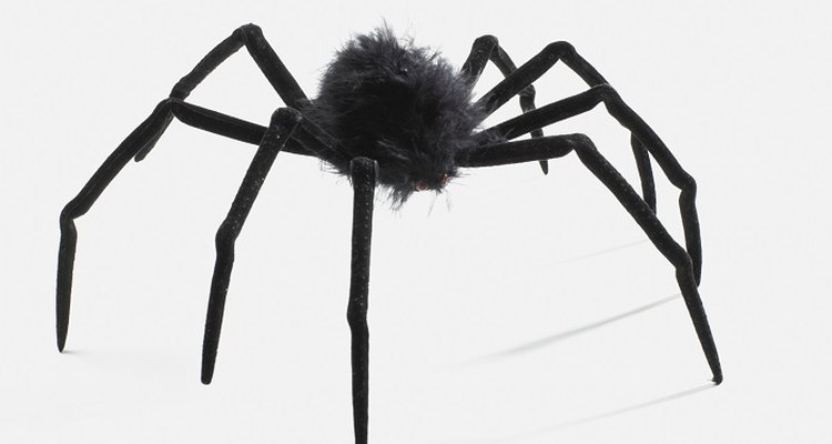 Making a 3D spider requires only a few basic craft supplies.
