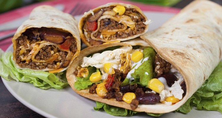 A well wrapped fajita is easier to hold and eat.