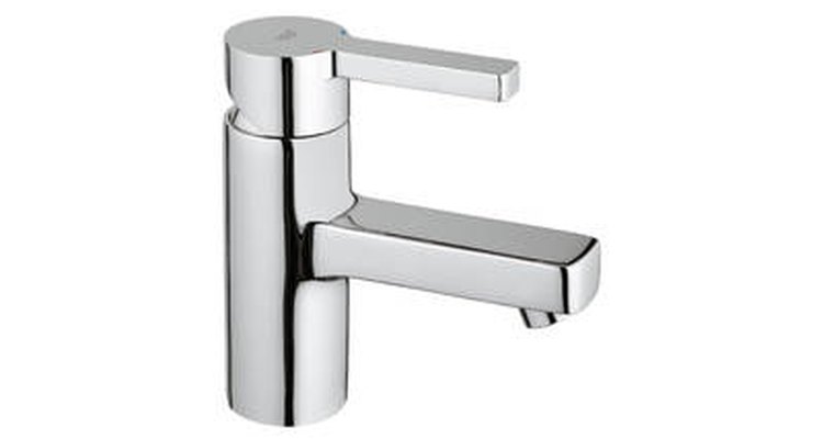 The Grohe Linear basin mixer tap.