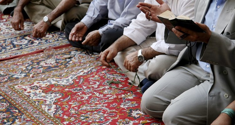 Many prayer rugs have been handed down through generations in a family.
