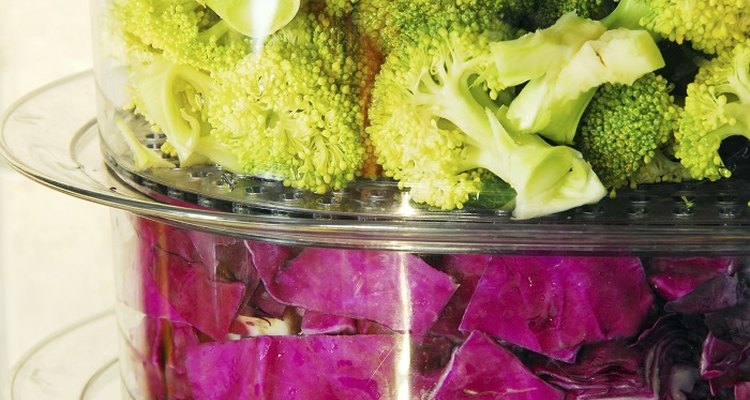 Steaming vegetables keeps the nutrients in them.