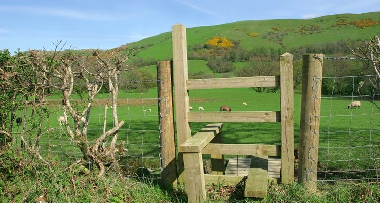 Expanding foam can speed up fence post installation.