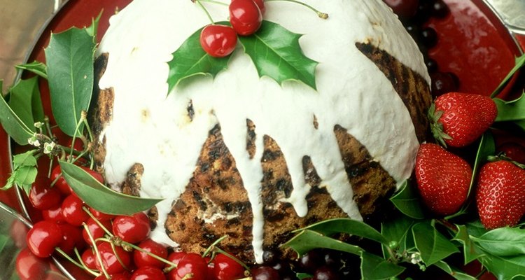 Steam Christmas pudding inside a pressure cooker to make it quickly.