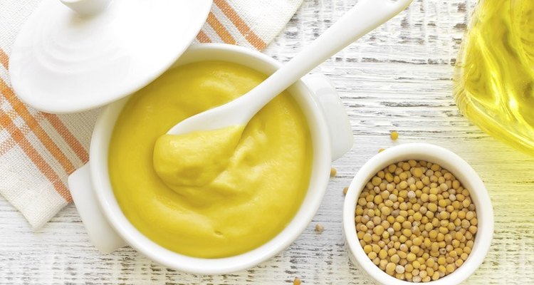 English mustard is a common condiment that you can use for cooking.