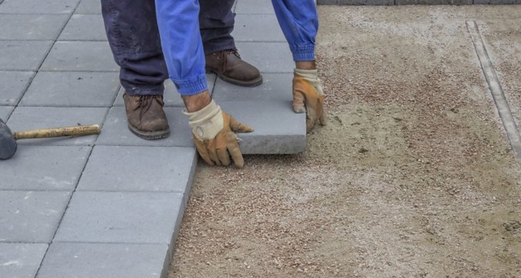 Laying paving slabs is simple but requires care.