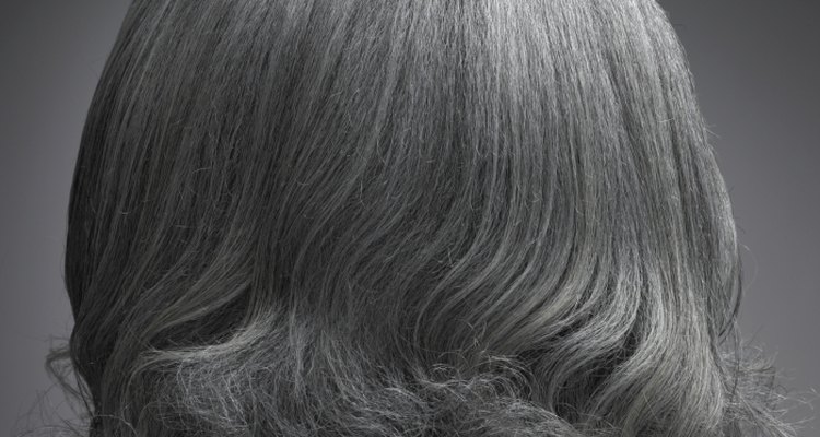 Some people choose to cover up grey hair.