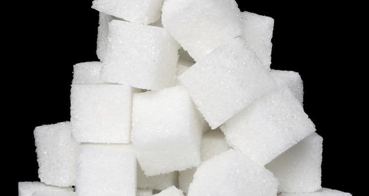 Sugar cubes are easy to build with.