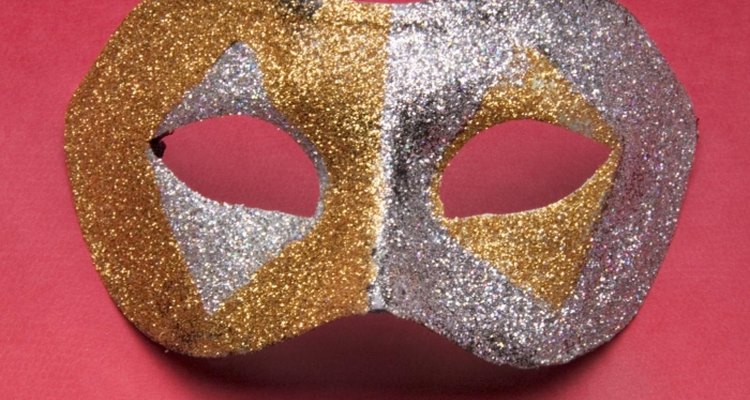 Use your creativity to fashion a masquerade mask.