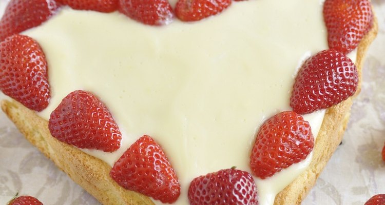 If you make mini heart-shaped cakes, you can ice them in all different ways.