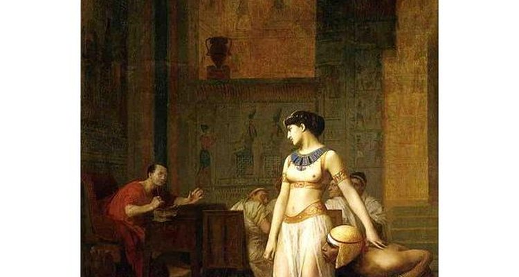 La actriz Lillie Langtry encarnó a Cleopatra en " The Tragedy of Antony and Cleopatra".
