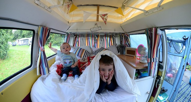 Convert a van into a comfortable camper van.