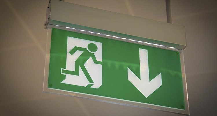 Fire escape routes, including aisles and corridors, must meet a minimum width.