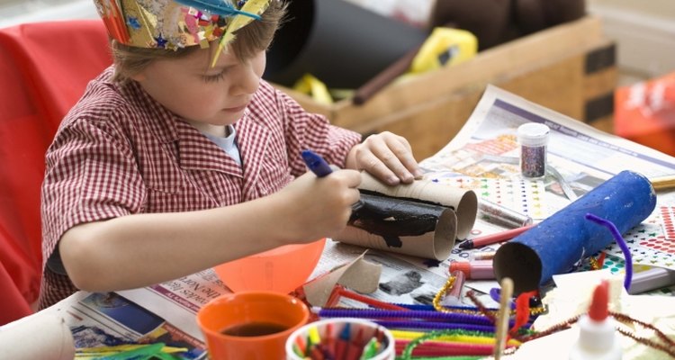 Crafting with recycled materials is simple.