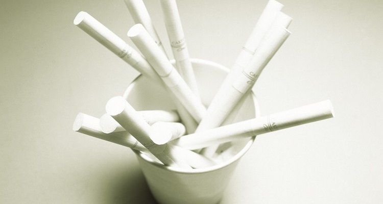 Translucent rice paper provides a window to the tobacco in cigarettes.