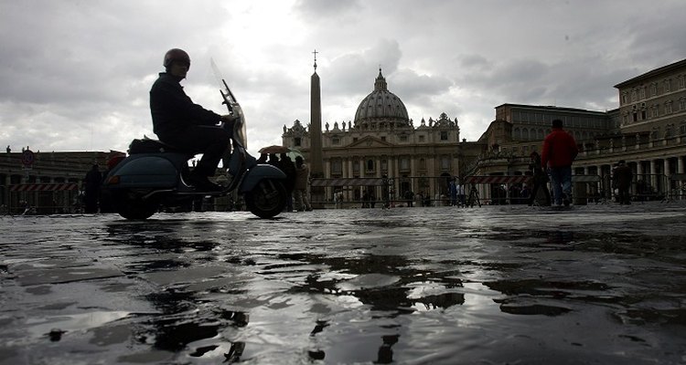 Enjoy the sights of Italy by scooter.
