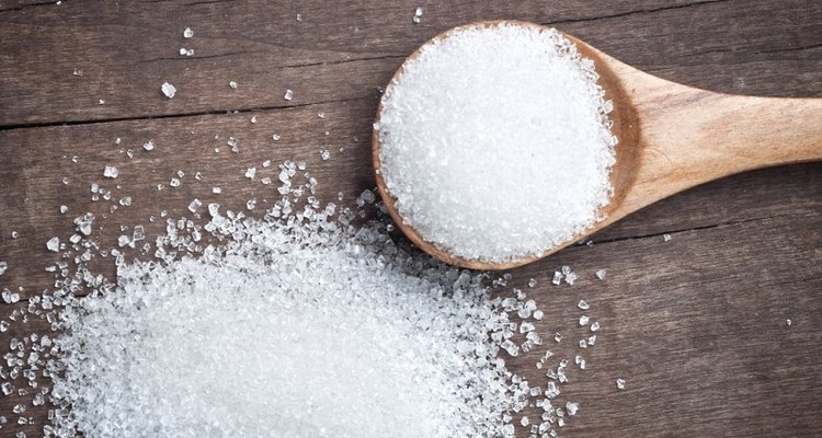 Salt pulls moisture from the air.