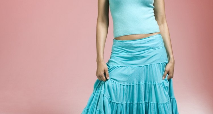 A simple adjustment fixes a skirt that's too big.