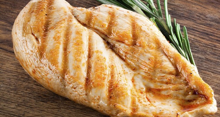 Steam cook a healthy breast of chicken.