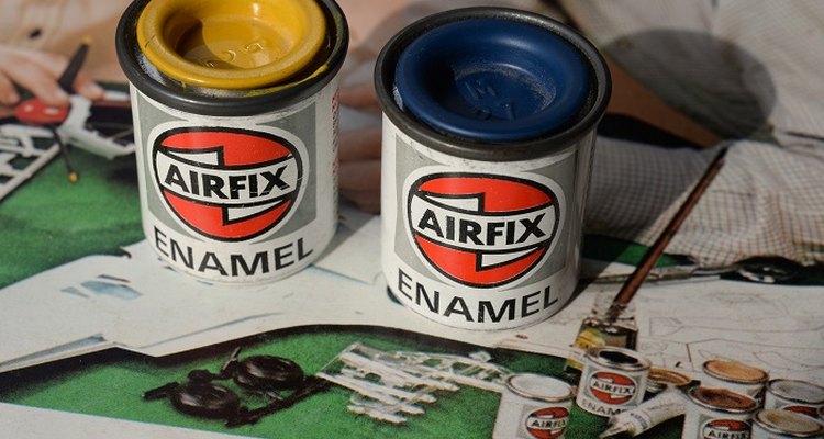 Enamel paint has long been a favourite with model makers.