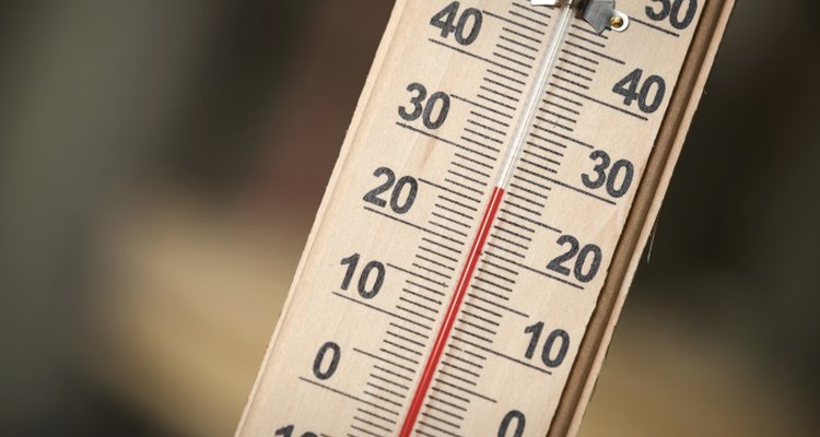 Thermometers should be stored upright to prevent column separation.