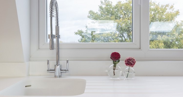 Remove ugly rust stains from your white ceramic sink unit.