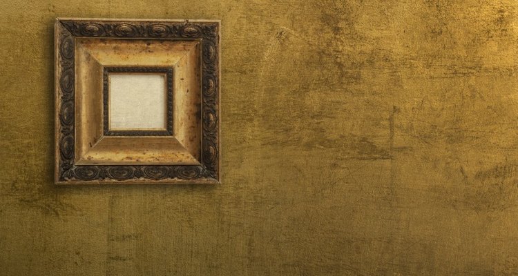 Mirrors and picture frames commonly have a gilt finish.