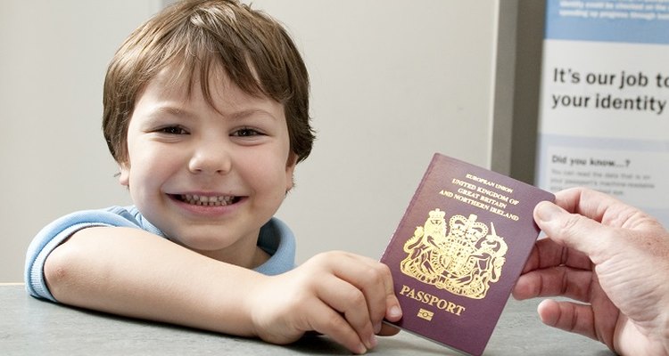 Children can create their own passport as a craft project.