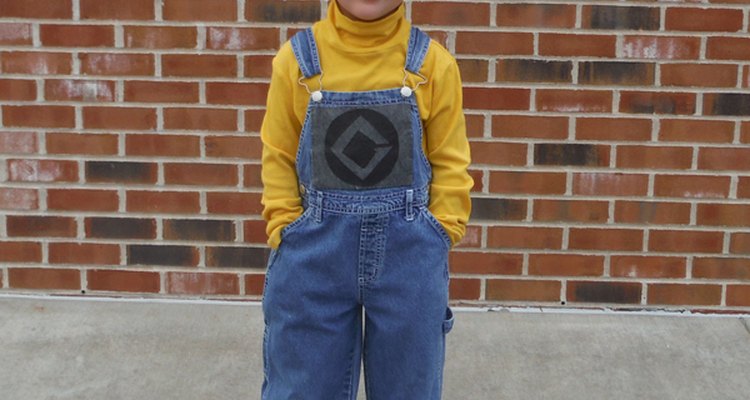 Pequeno minion pronto para sair