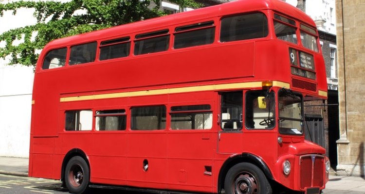 The traditional London Routemaster bus is a British icon.