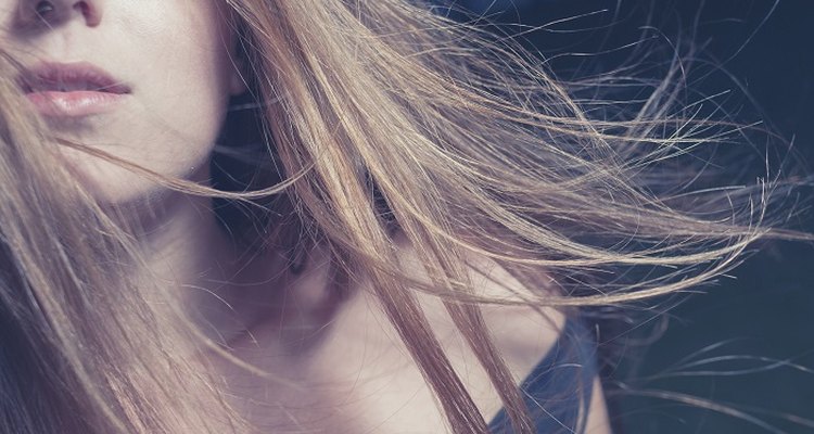 Use vinegar to lighten hair.