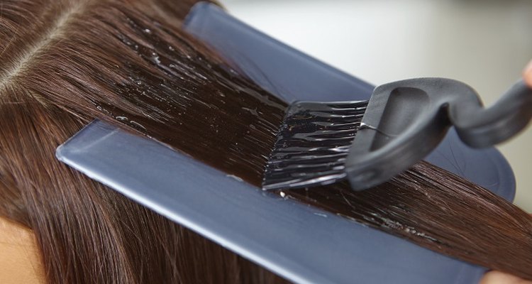 Hair can become dry and brittle after colouring.