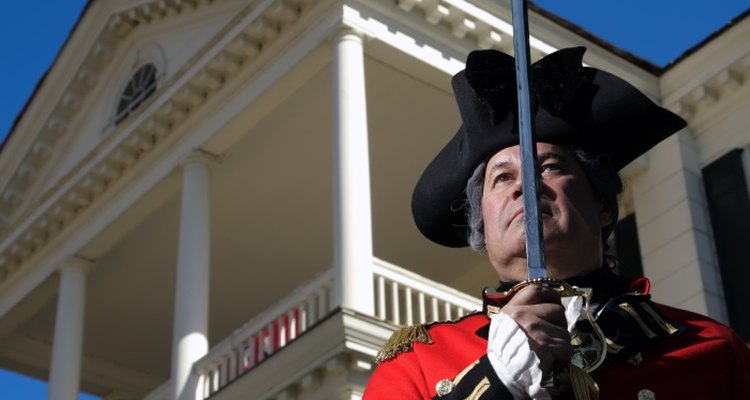 In the 18th century, many British infantry regiments wore red or scarlet coats.