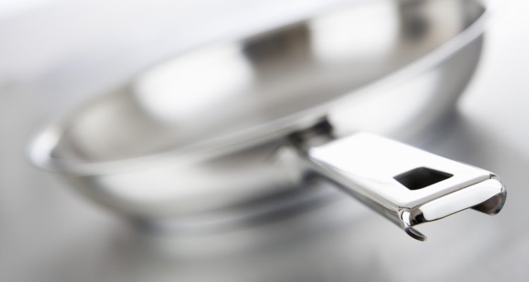 Aluminium pans can quickly develop a black stain.