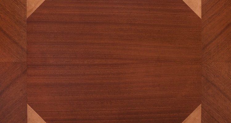 Mahogany wood is known for its pinkish or reddish-brown hue.