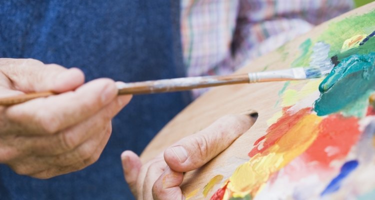 Choosing the right pigments makes it easy to create an olive green tone.