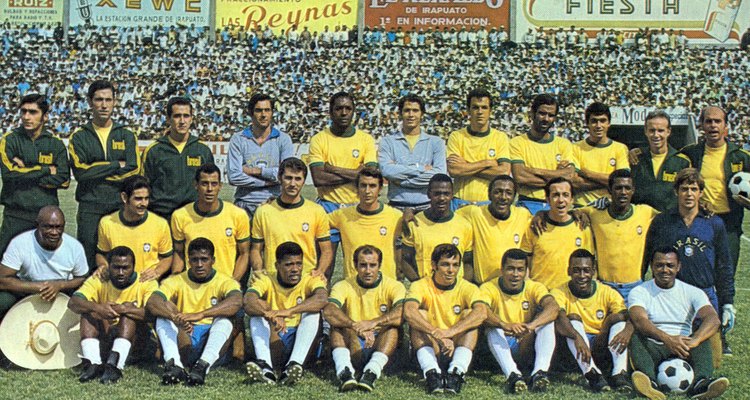 Além de Pelé, a seleção contava com Jairzinho, Tostão e Gérson