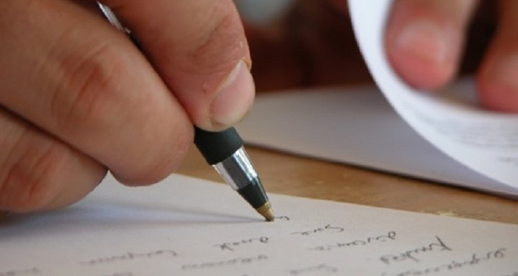 You can draft your statement on paper, but should word process the final copy.