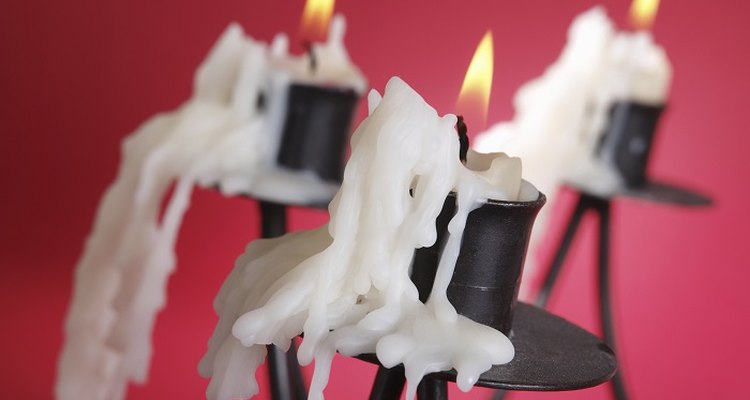 You can clean candle wax stains off your walls.