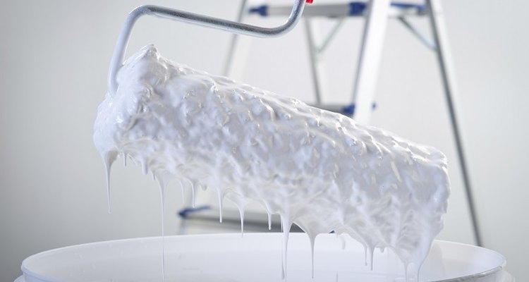 Use a roller and diluted emulsion to prepare an Artex ceiling.
