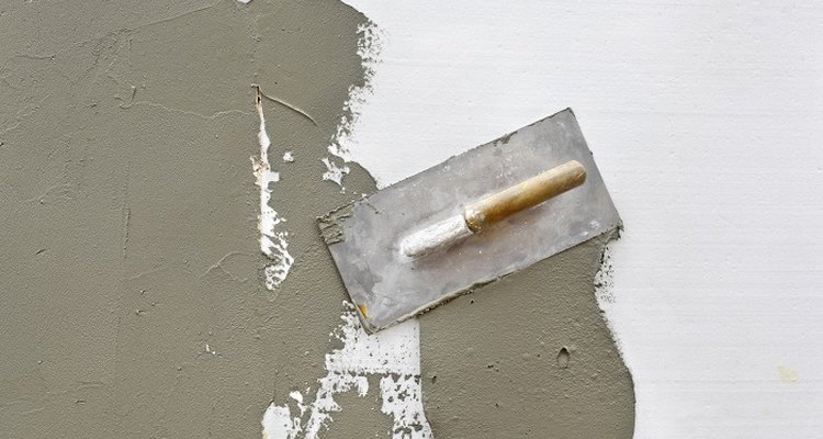Plasterboard sheeting has all but replaced wet plastering in new buildings.