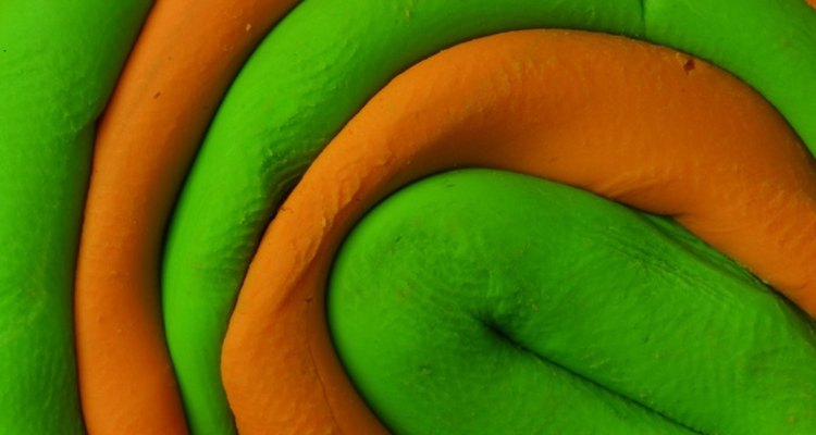 Fimo polymer clay comes in bright colours.