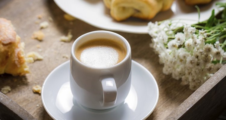 Coffee and croissants are a popular continental breakfast choice.