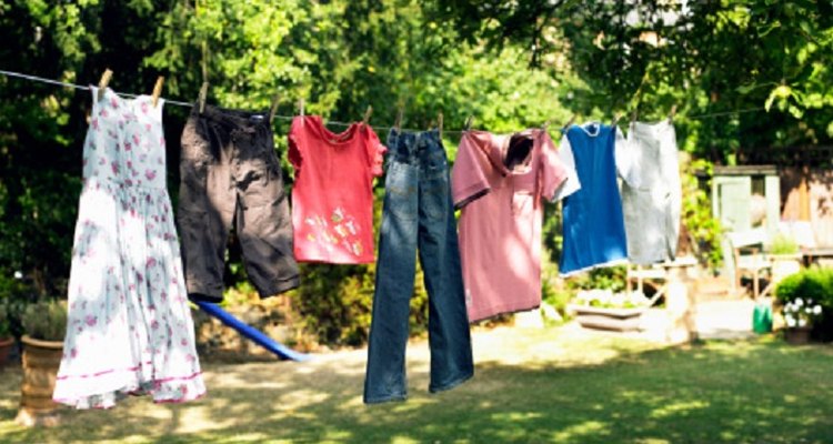 It's important to air-dry clothes if they've been stained with fat.